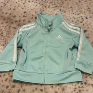 Adidas teal baby  track suit jacket